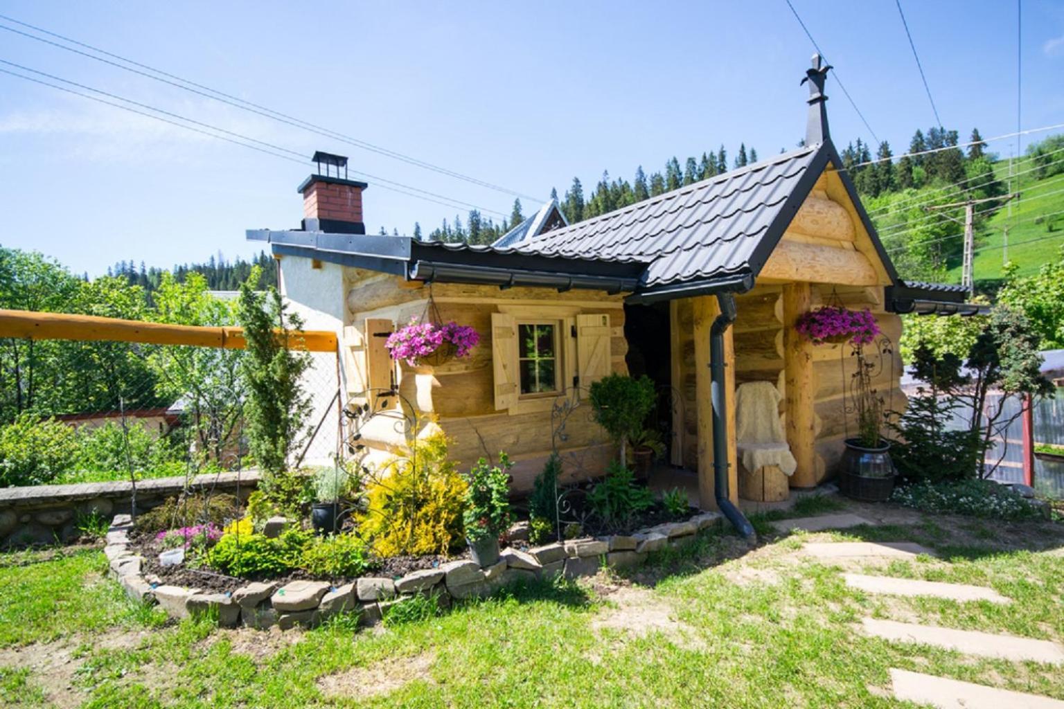 Ciukrowa Chatka Sauna & Jacuzzi Poronin Exterior photo